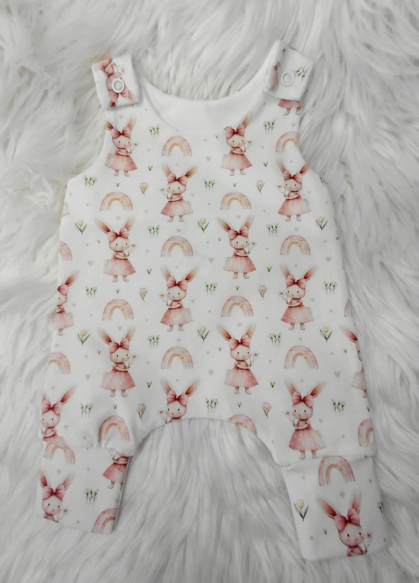 16-17 inch bunnies hareem Romper