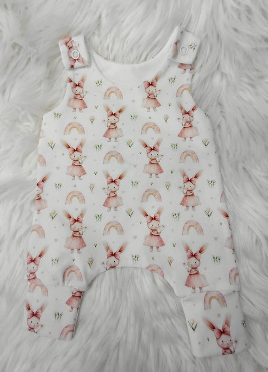 16-17 inch bunnies hareem Romper