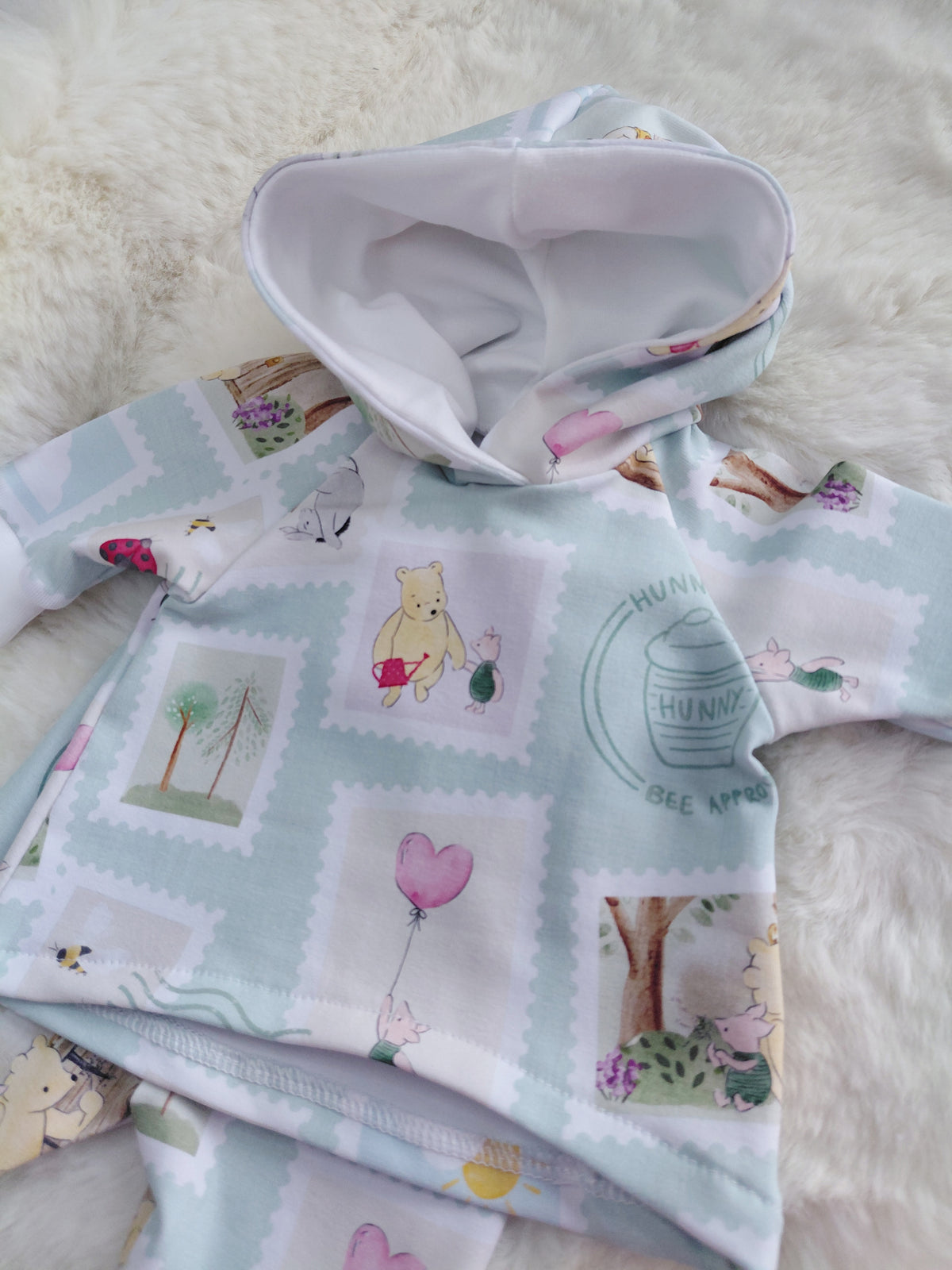 16-17inch footed leggings & Hoody set