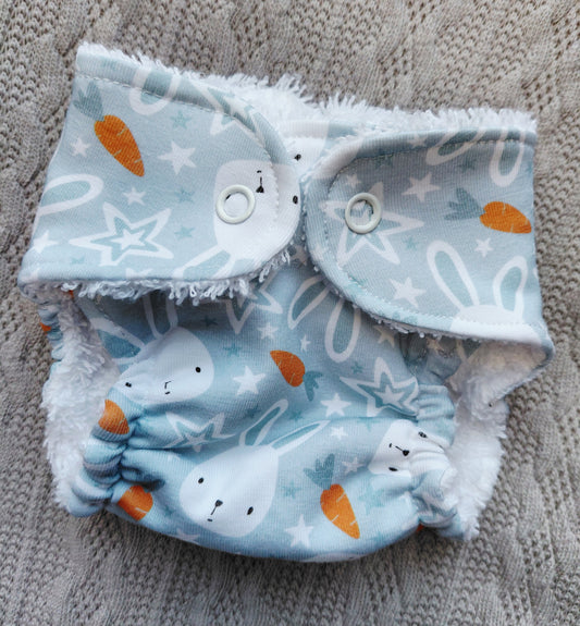 Luxury elasticated Nappy - Small (14-15inch doll)
